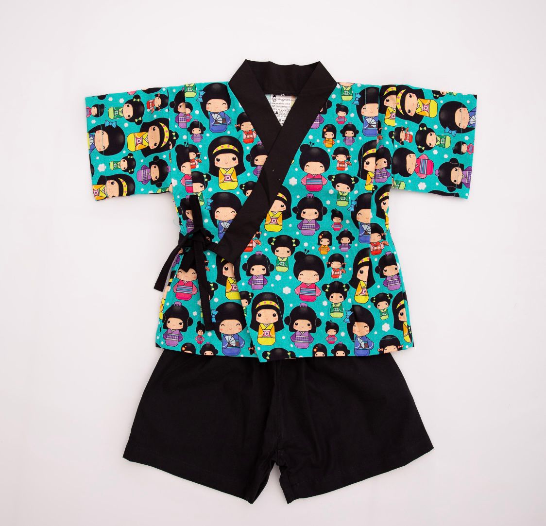 Vestido Estampado Estilo Kimono